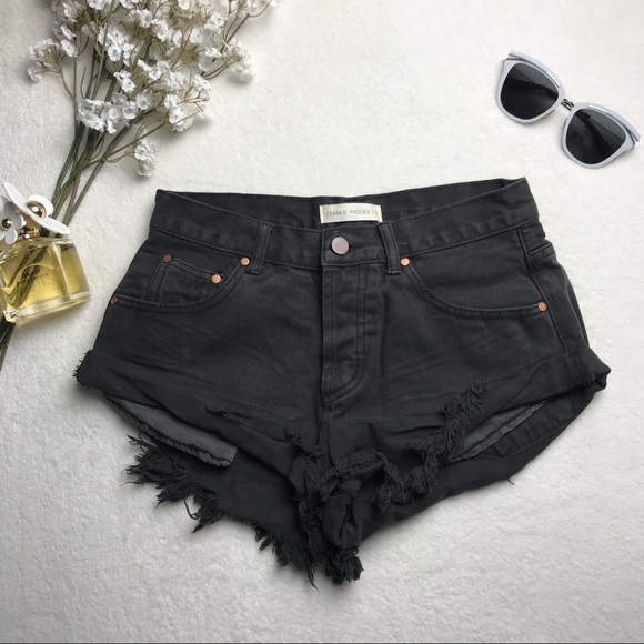 Vintage Distressed Denim Shorts